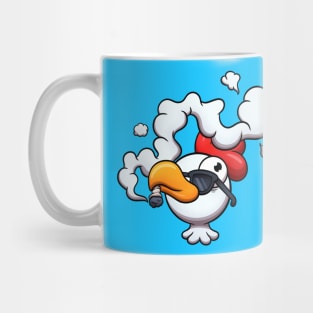 Chicken Face Smoking A Joint Mug